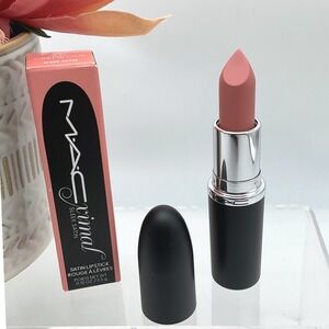 MAC MACximal Sleek Satin Lipstick 832 Creme Cup Pink Nude 0.12oz New in Box